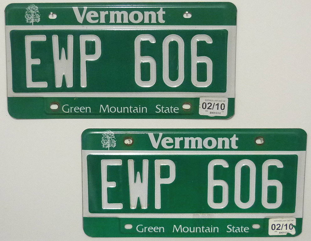 Vermont USA PKW-Kennzeichen mit Wunschtext bedruckt 30 x 15 cm - Schilder  online kaufen