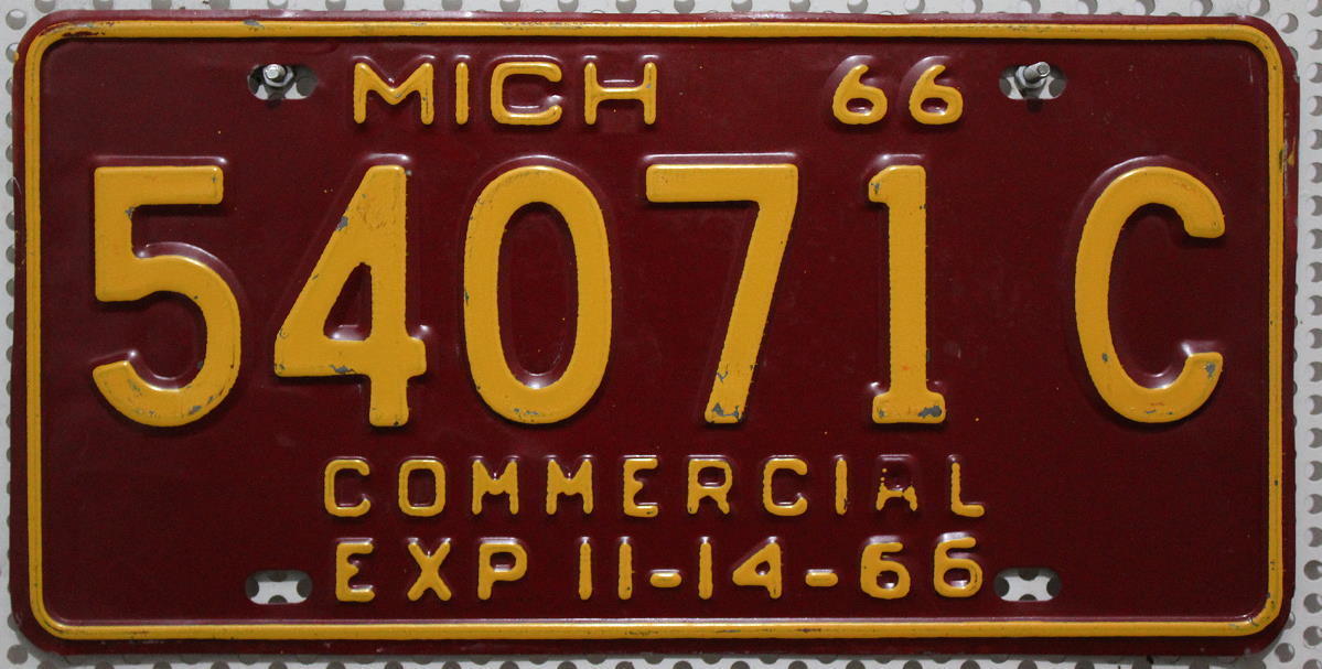 US Kennzeichen Michigan - original Nummernschild aus den USA